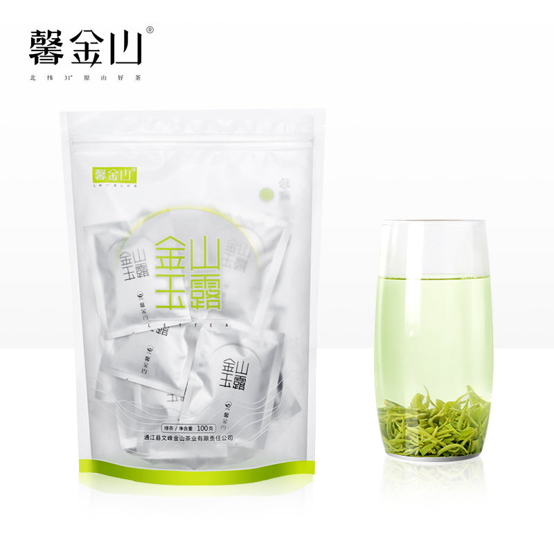 Jinshan Jade Dew Chinese Green Tea Sharing Pouch 100g