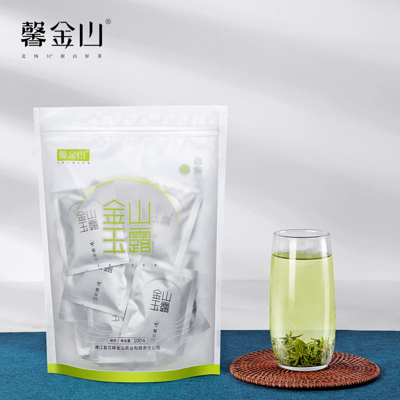 Jinshan Jade Dew Chinese Green Tea Sharing Pouch 100g
